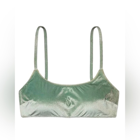 Victorias Secret Swim Set Velvet Scoop Bikini top & High Waist bottom M - Picture 4 of 9